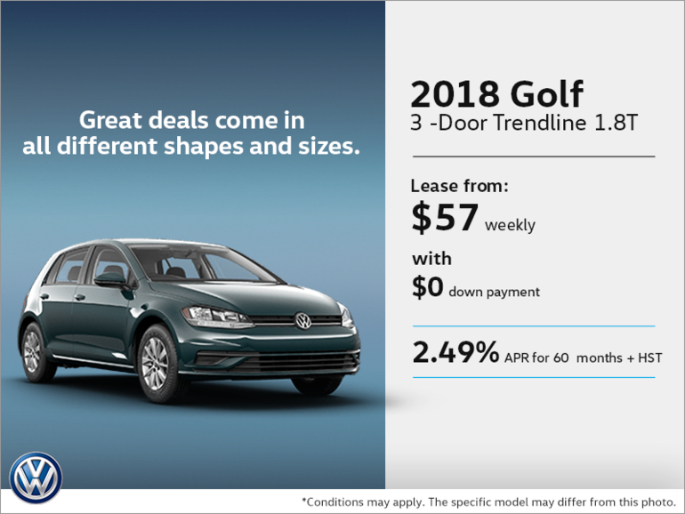 Get the 2018 Golf 3-Door Today!