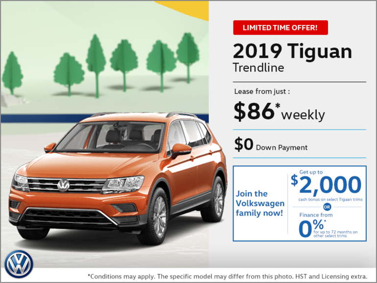 Lease the 2019 Tiguan!