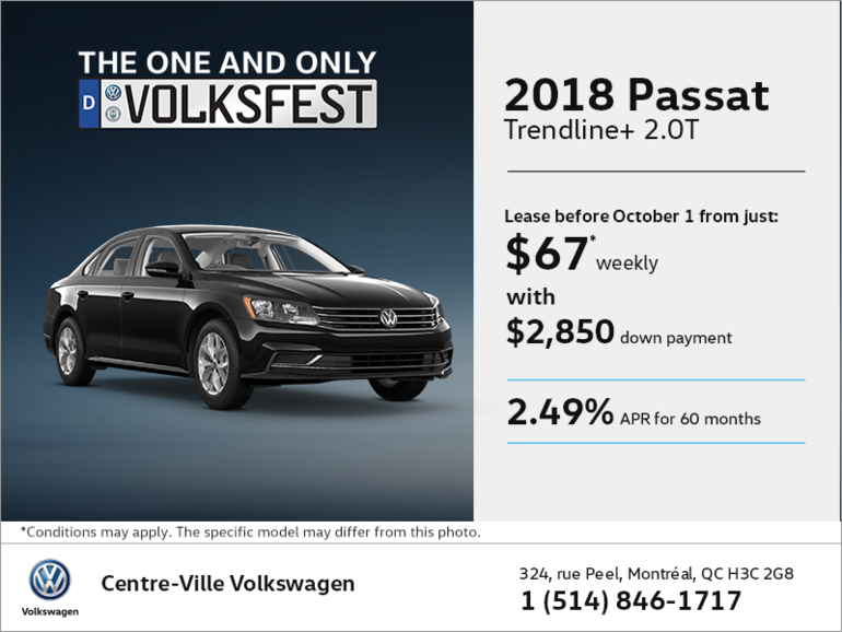 Get the 2018 Passat Today!