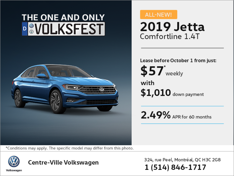 Get the all-new 2019 Jetta