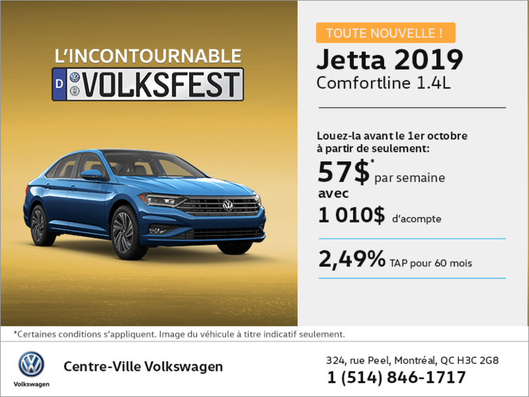 La toute nouvelle Jetta 2019