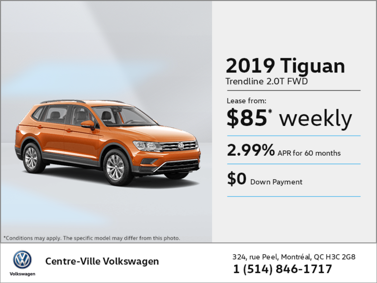 Lease the 2019 Tiguan!