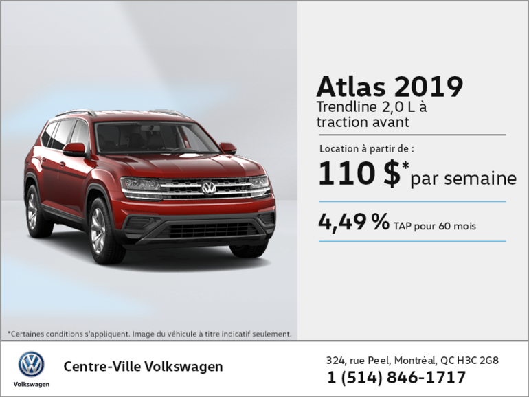 Louez la Atlas 2019!