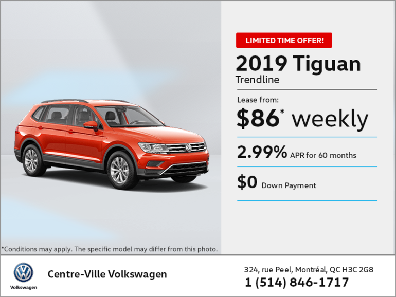 Lease the 2019 Tiguan!