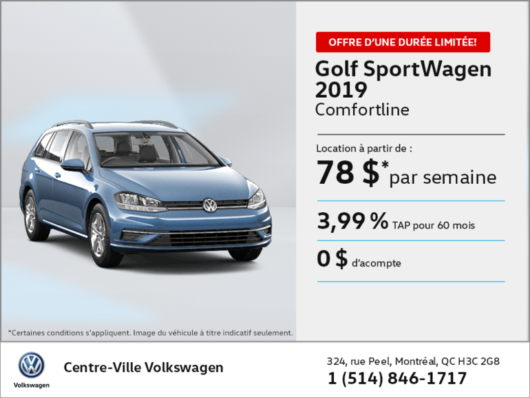 Louez la Golf 2019!