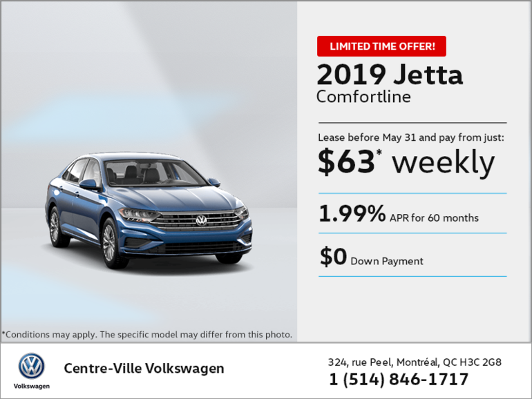 Lease the 2019 Jetta!