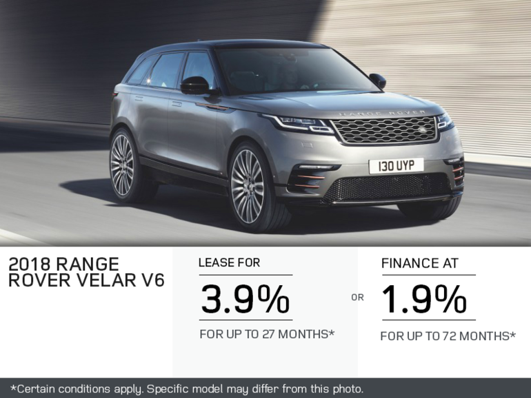 The 2018 Range Rover Velar V6