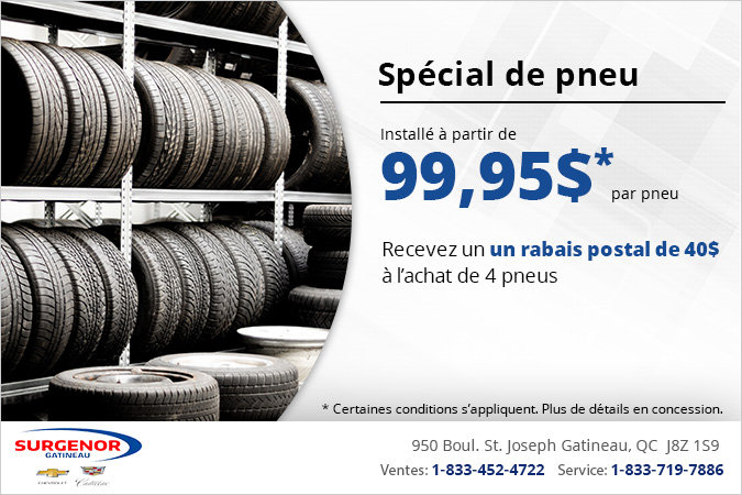 Installation de pneus Goodyear