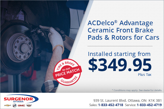 ACDelco Advantage Front Brake Pads and Rotors