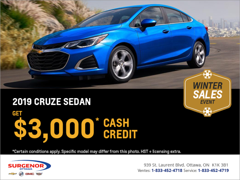 Chevrolet Cruze Berline 2019