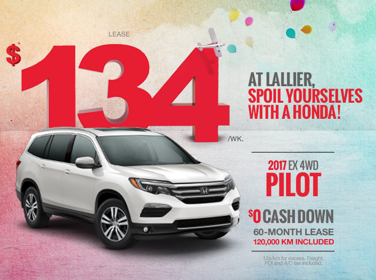 Lease the 2017 Honda Pilot Today!