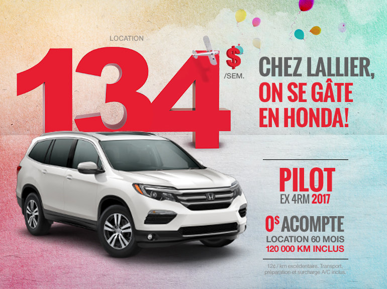 Louez le Honda Pilot 2017