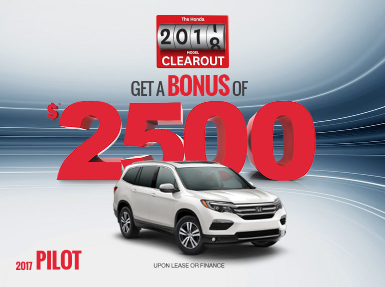 Save on the 2017 Honda Pilot Today!