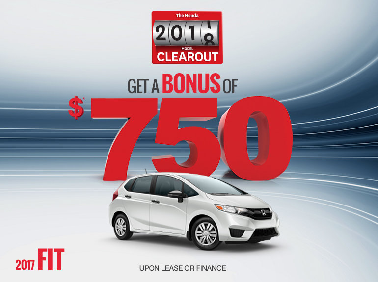 Save on the 2017 Honda Fit Today!