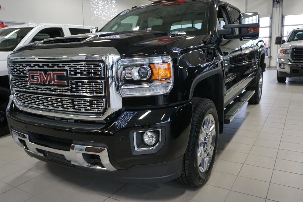 New 2018 GMC Sierra 2500HD Denali, Duramax, Crew Cab GBA - Onyx Black ...