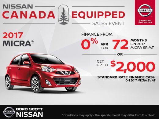 Get the 2017 Nissan Micra Today!
