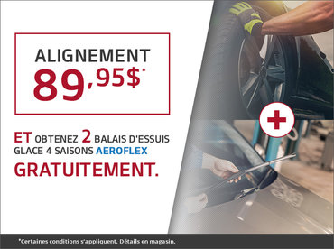 Alignement à 89,95$