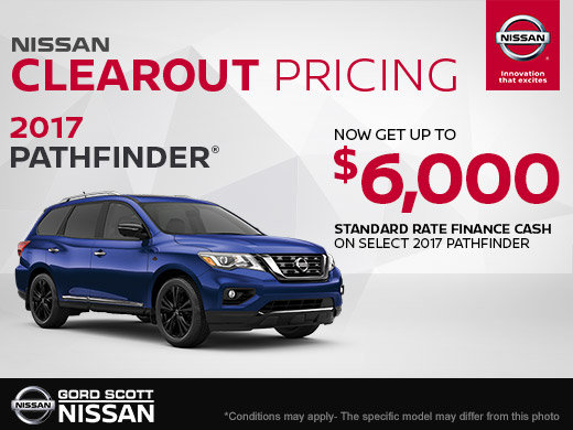 Get the 2017 Nissan Pathfinder Today