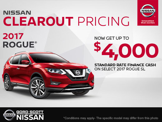 Get the 2017 Nissan Rogue Today