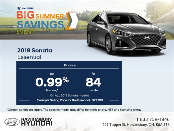 Finance the 2019 Sonata!