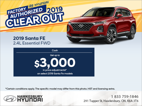 Get the 2019 Sante Fe!