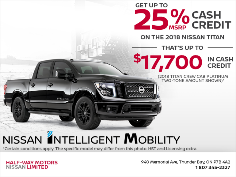 Get the 2018 Nissan Titan Today!
