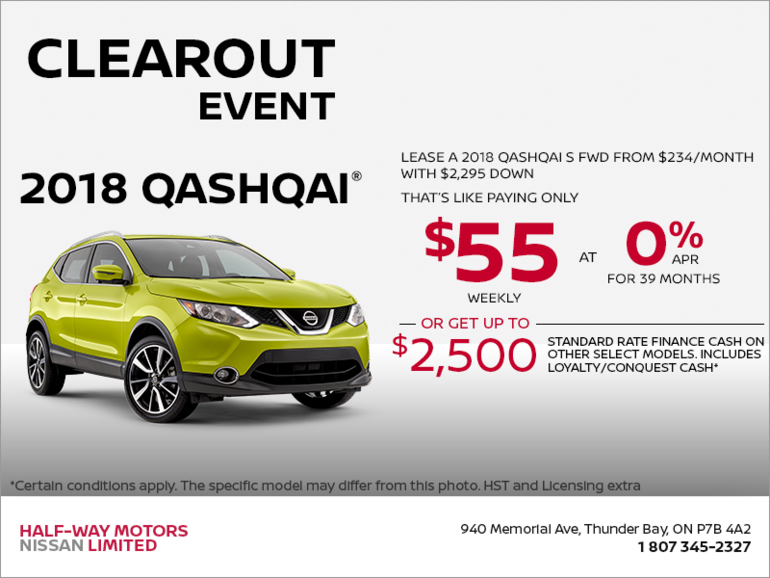 Get the 2018 Qashqai today!