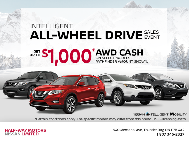 Intelligent All-Wheel Drive Sales Event