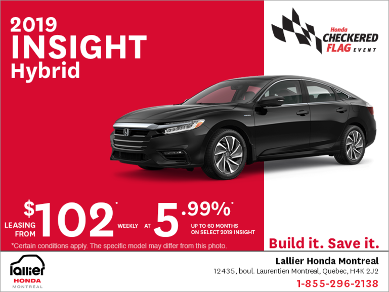 Lease the 2019 Honda Insight!