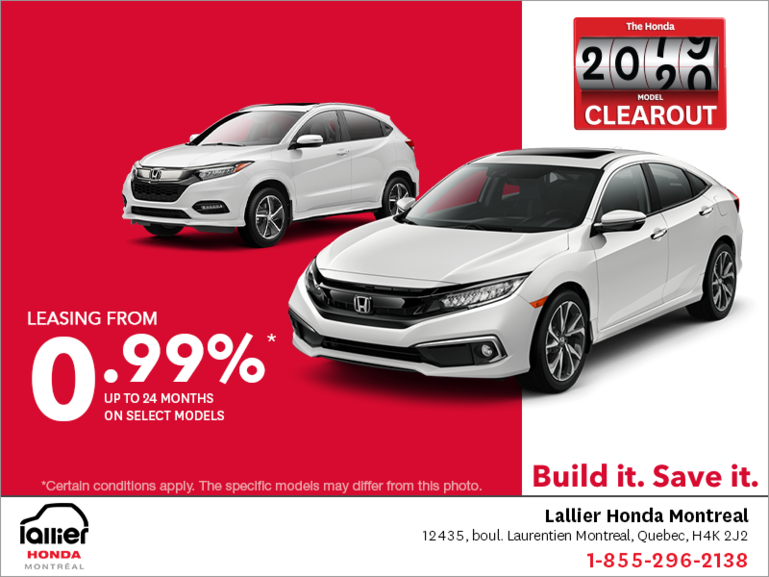 The Honda 2019 Model Clearout Event!
