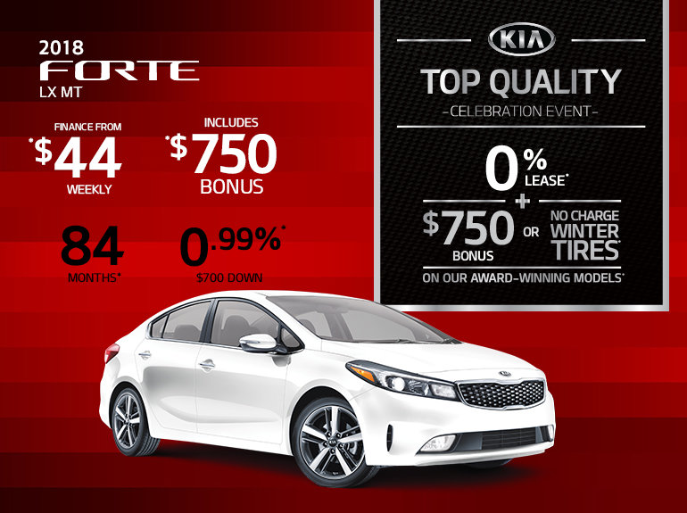 Get the New 2018 Kia Forte Today