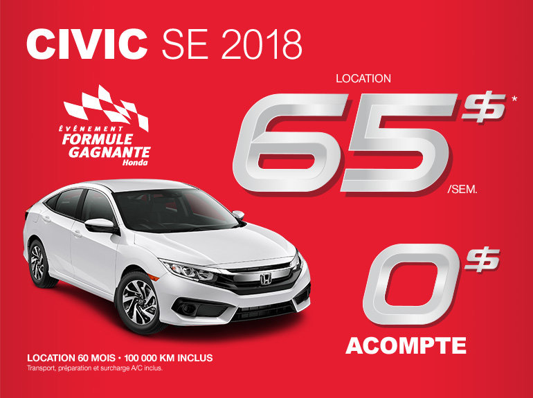 Civic SE 2018