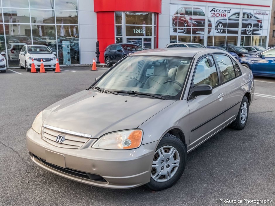 PreOwned 2002 Honda Civic DXG Lallier Honda Montreal in Montréal