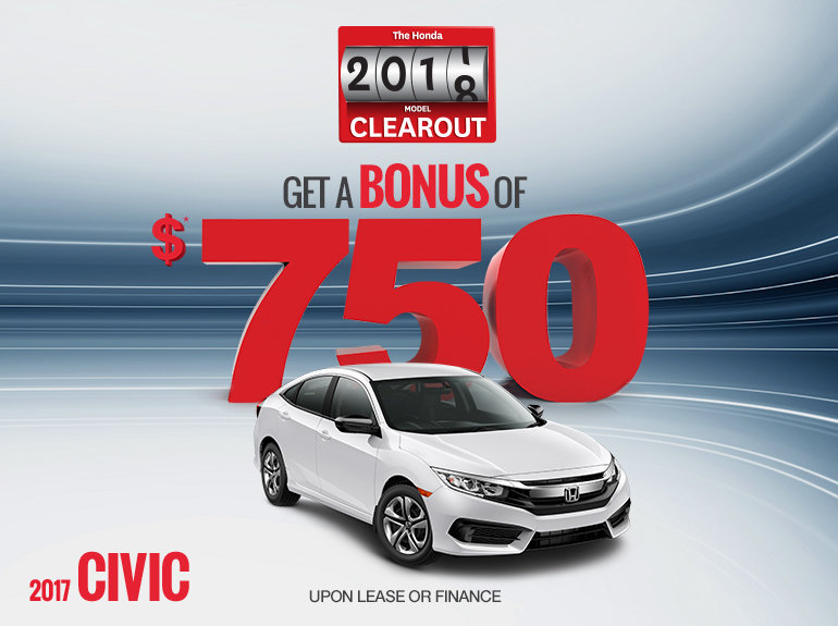 Lease a 2017 Civic Today!